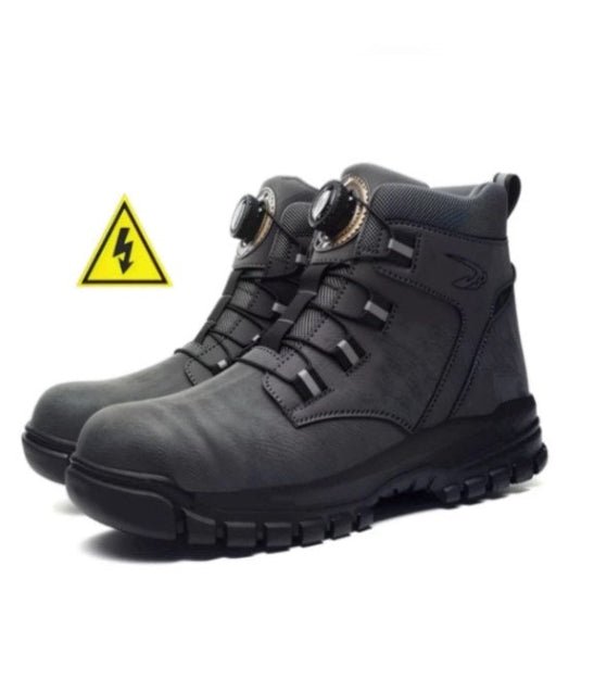 Kompozit Burun Ultra Hafif İş Güvenlik Botu Otomatik Bağcık Delinmez Kevlar Su Geçirmez iş güvenlik ayakkabısı S1P SRC çelik burun otomatik bağcık sistemi | 9KSAFETYTR